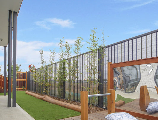 Steel 1800 High Flat Top Fence Panel