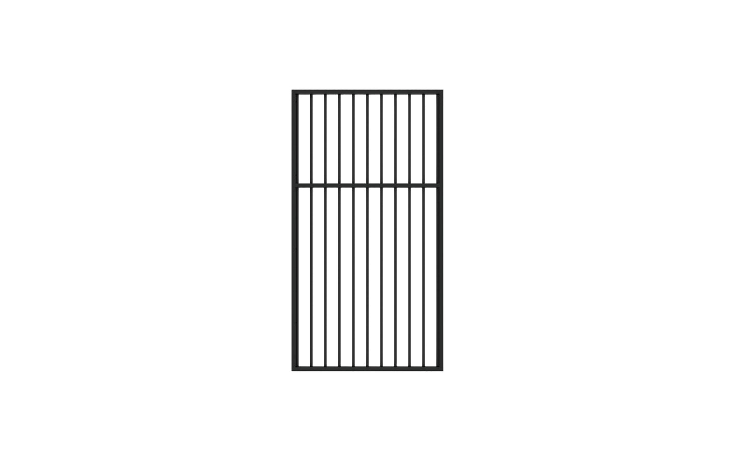 1800 High Flat Top Aluminium Fence Panel