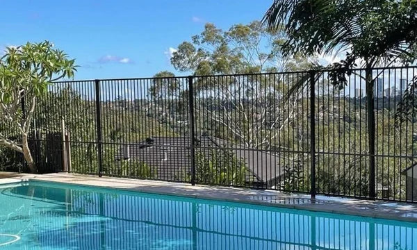 1800 High Flat Top Aluminium Fence Panel