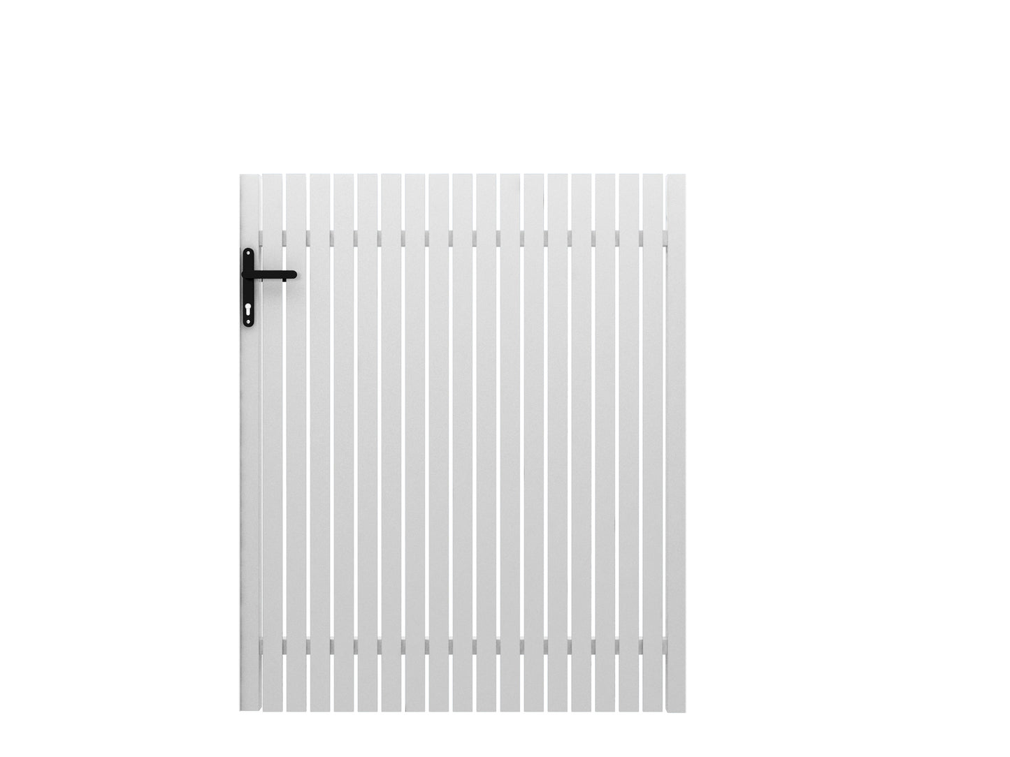 Aluminium Mini Picket Gate-Left Side Handle