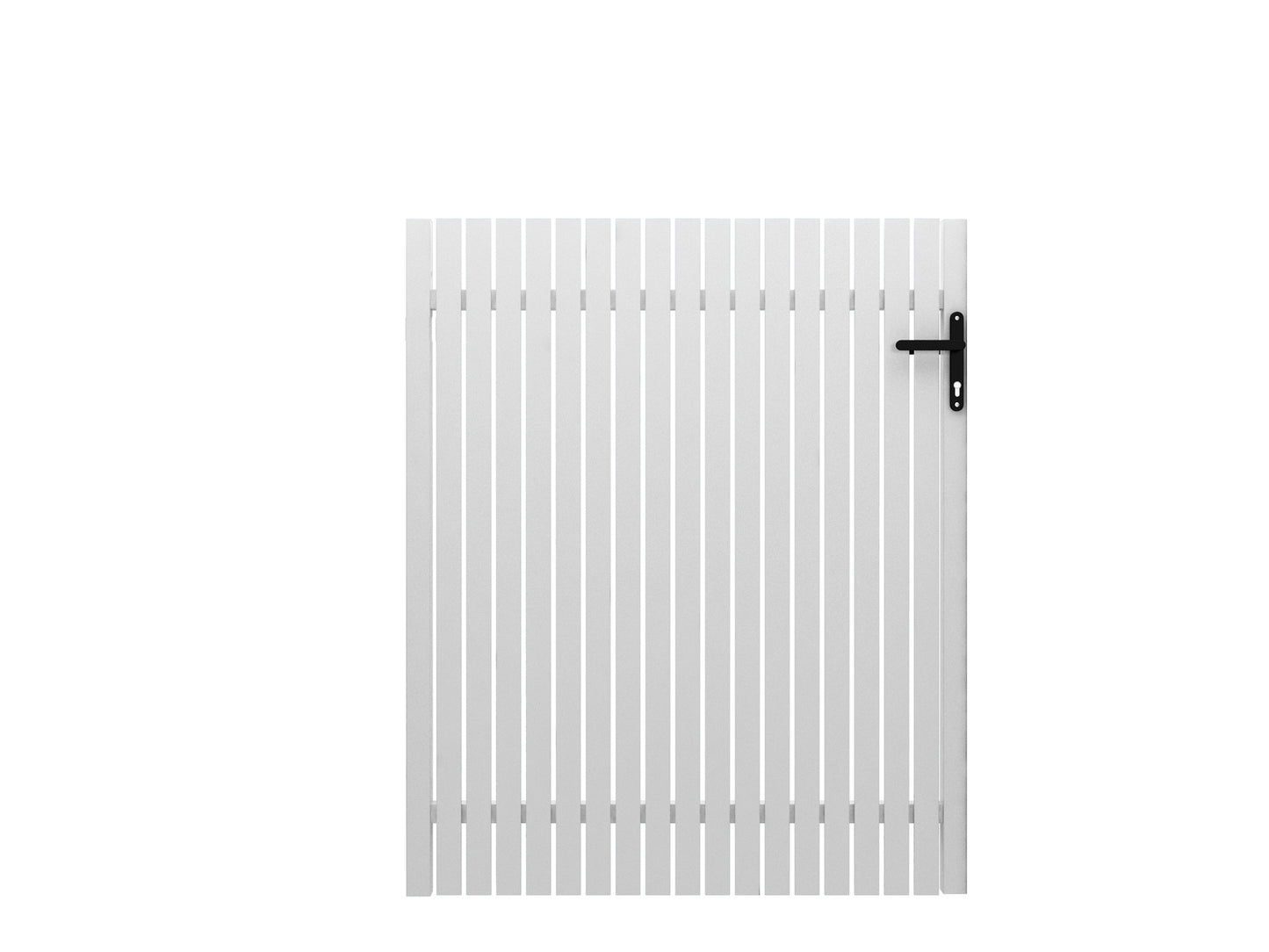 Aluminium Mini Picket Gate-Right Side Handle