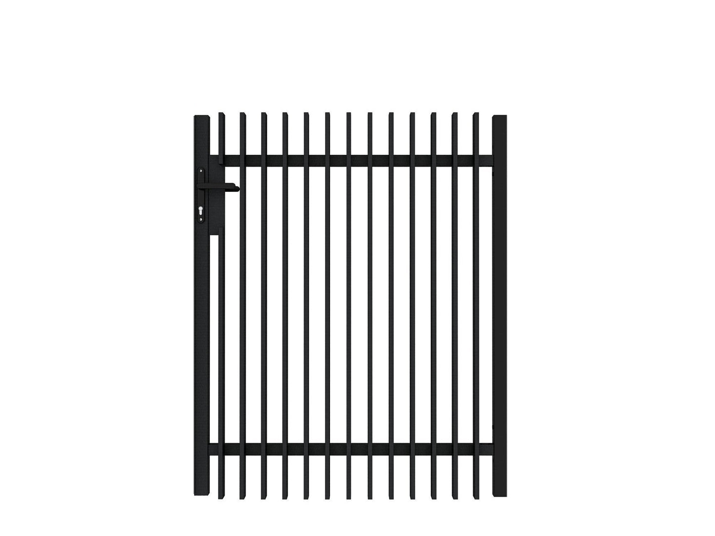 Aluminium Mini Blade Gate-Left Side Handle