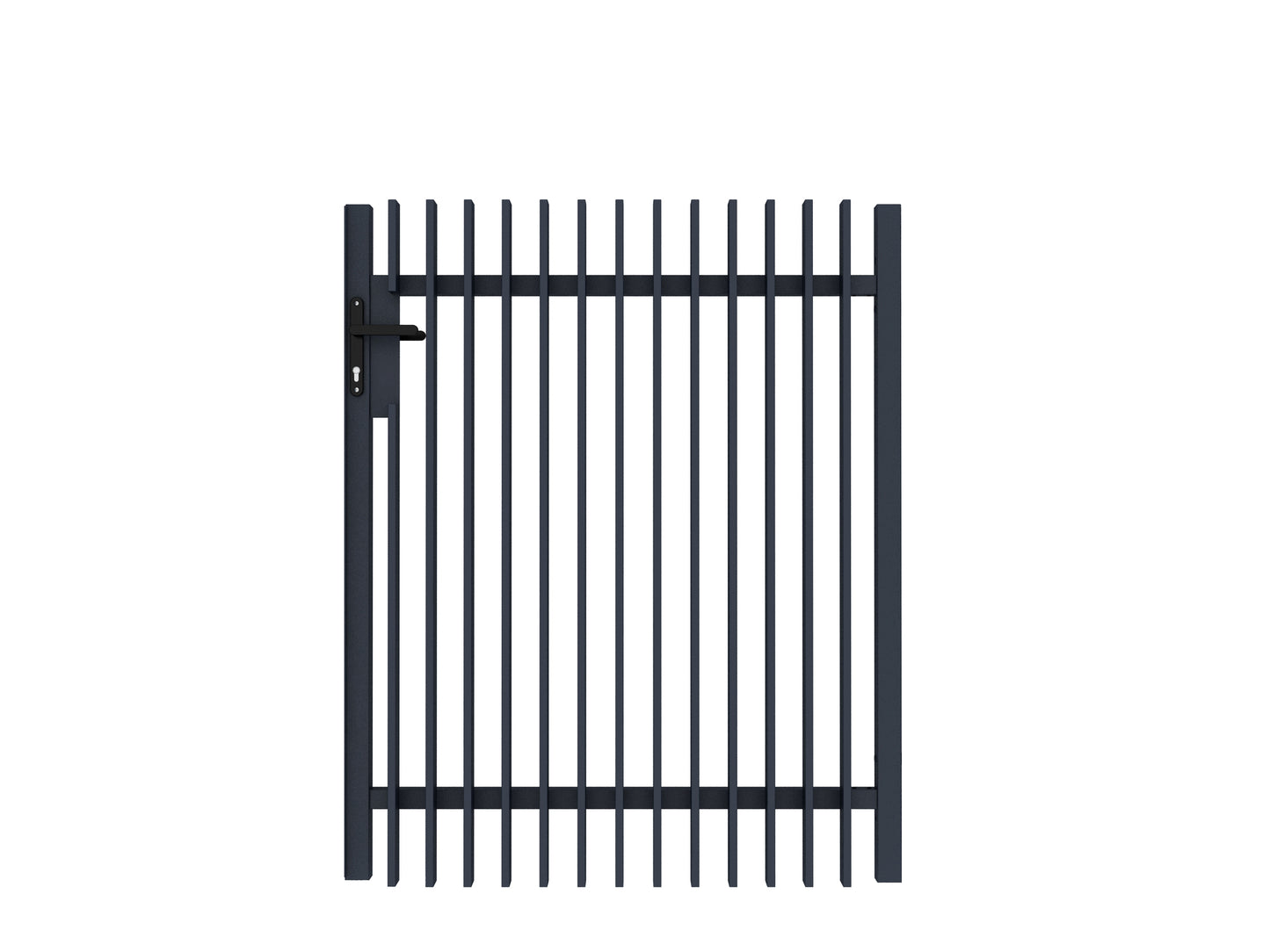 Aluminium Mini Blade Gate-Left Side Handle