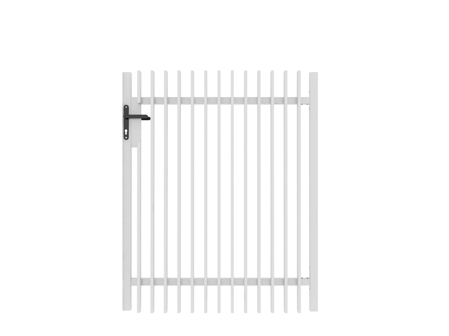 Aluminium Maxi Blade Gate-Left Side Handle