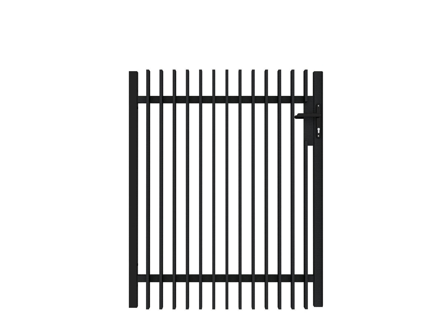 Aluminium Maxi Blade Gate-Right Side Handle