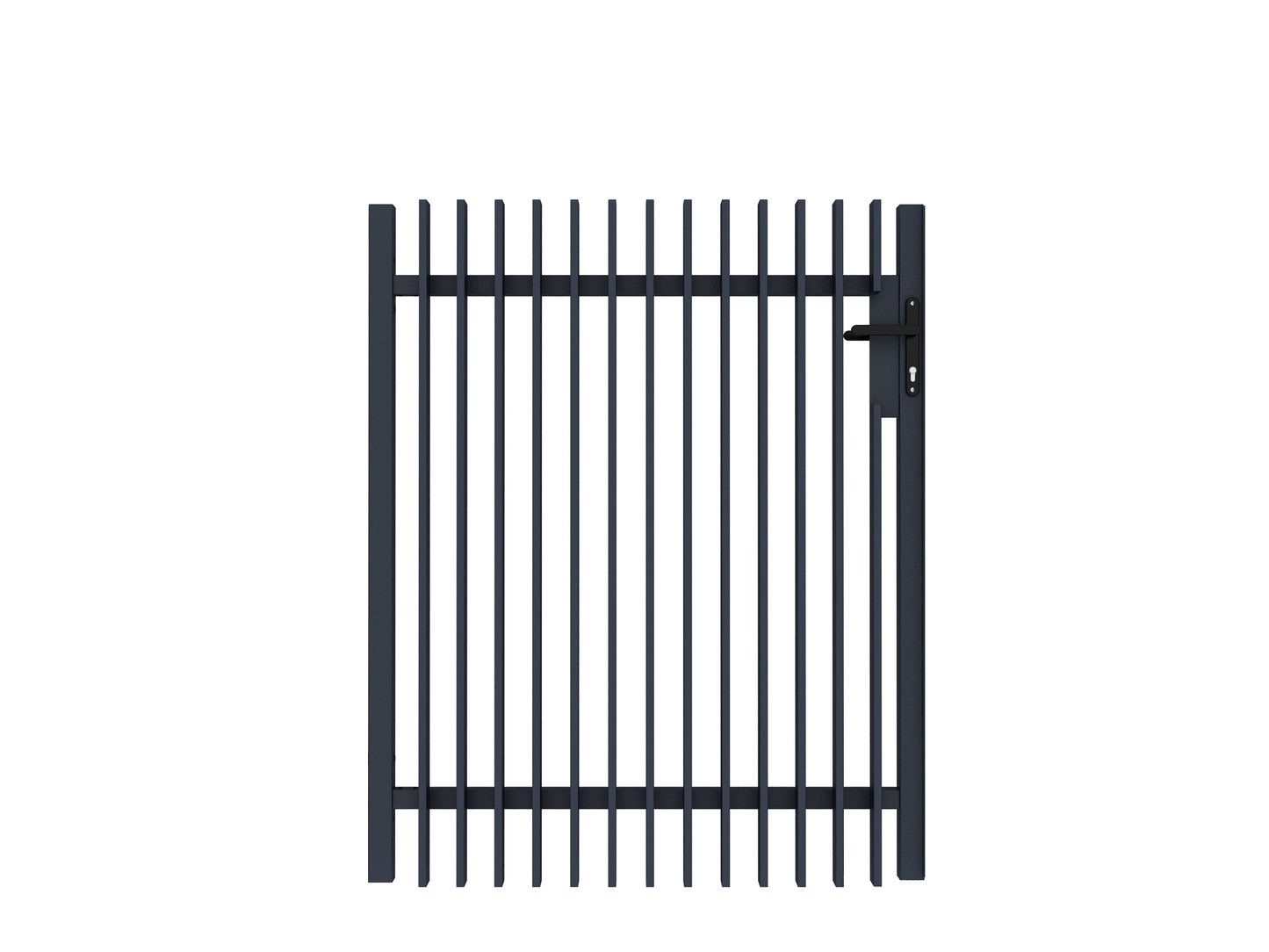 Aluminium Maxi Blade Gate-Right Side Handle