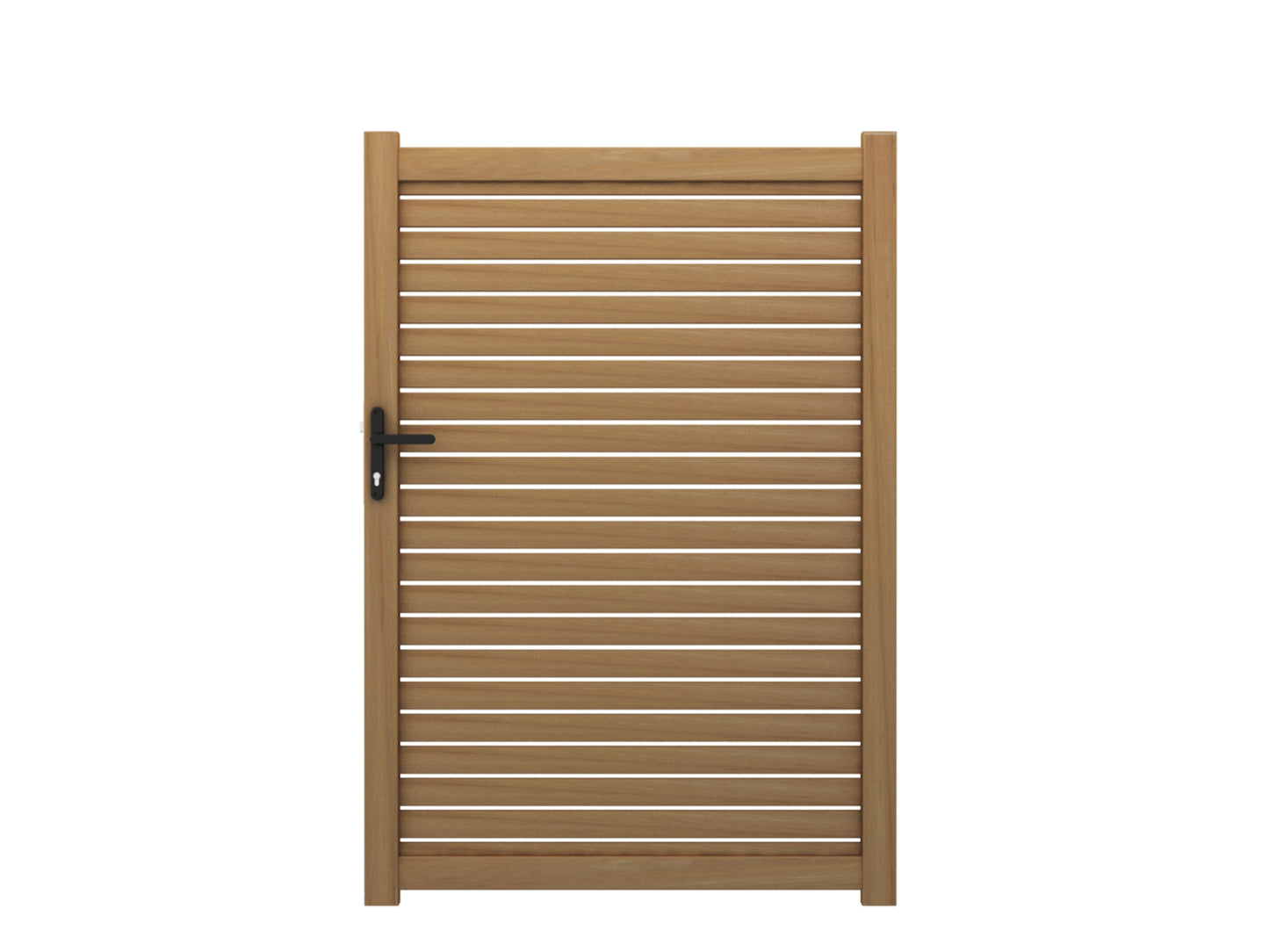 Double DIY Horizontal Maxi Slat Gate (1200mm high x 3000mm wide)