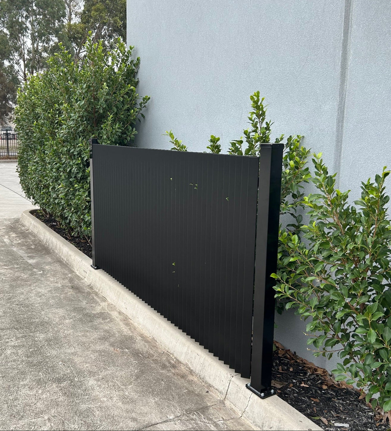 Aluminium Angled Mini Blade Gate-Left Side Handle