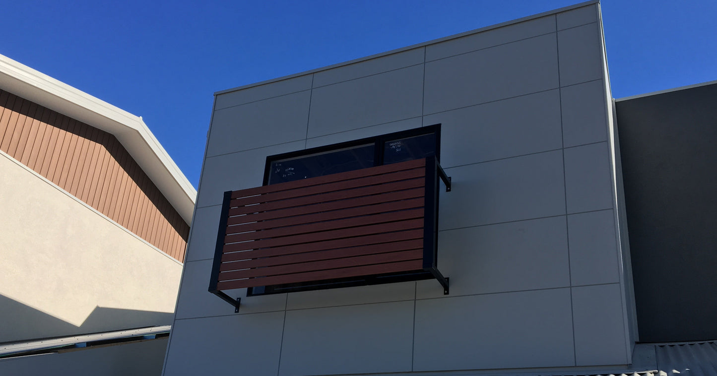L-Shaped Privacy Screen Wall Bracket