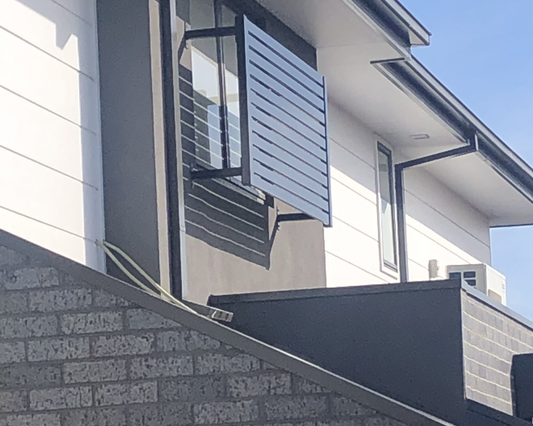 DIY Horizontal Slat Window Privacy Screen (1200mm high x 2500mm wide)