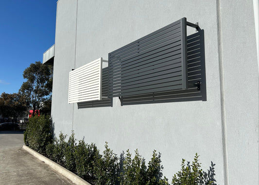 DIY Horizontal Slat Window Privacy Screen (1640mm high x 2400mm wide)