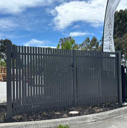 Aluminium Mini Picket Double Gate Package