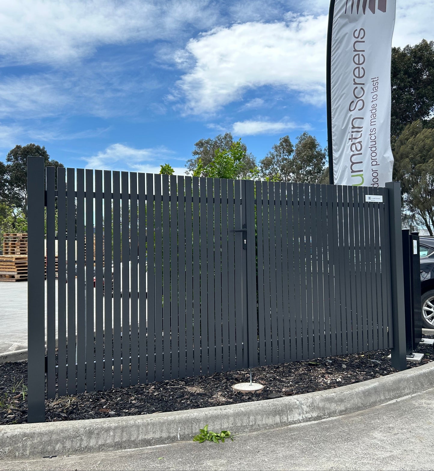 Aluminium Mini Picket Double Gate Package