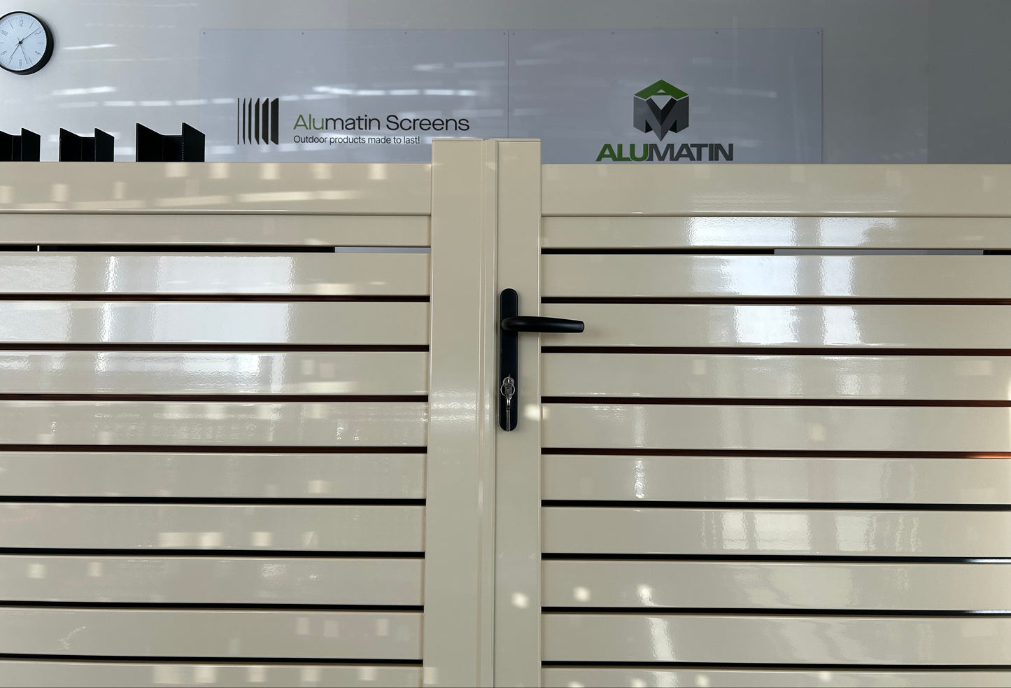 Double DIY Horizontal Maxi Slat Gate (1200mm high x 3000mm wide)