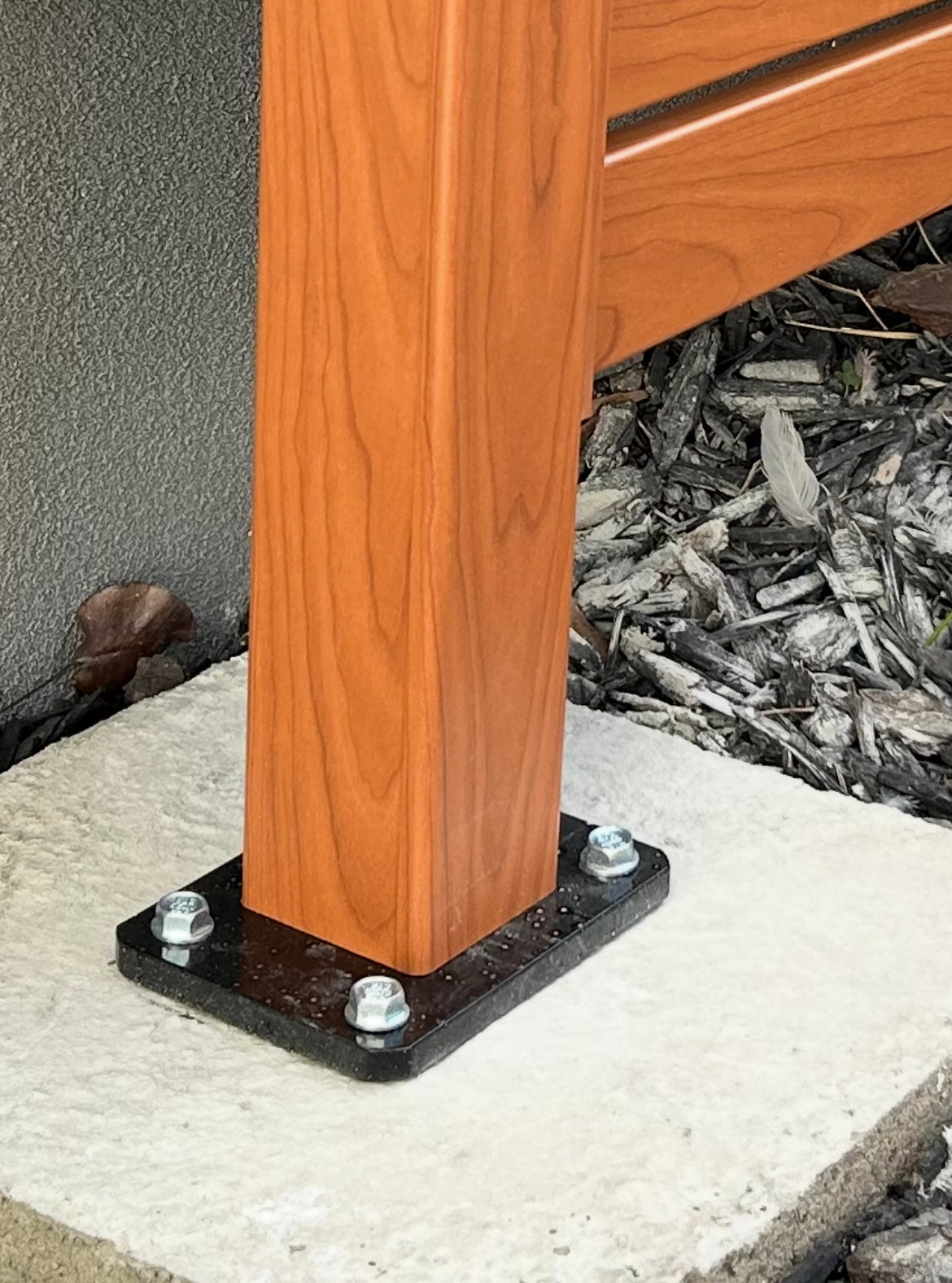 Galvanised Steel Base Plated Post Insert