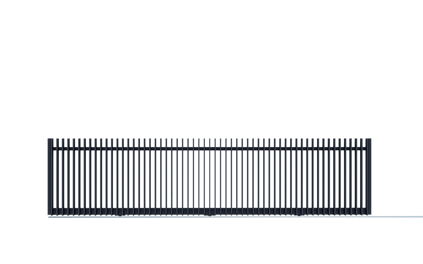 Aluminium Mini Blade Sliding Gate Package