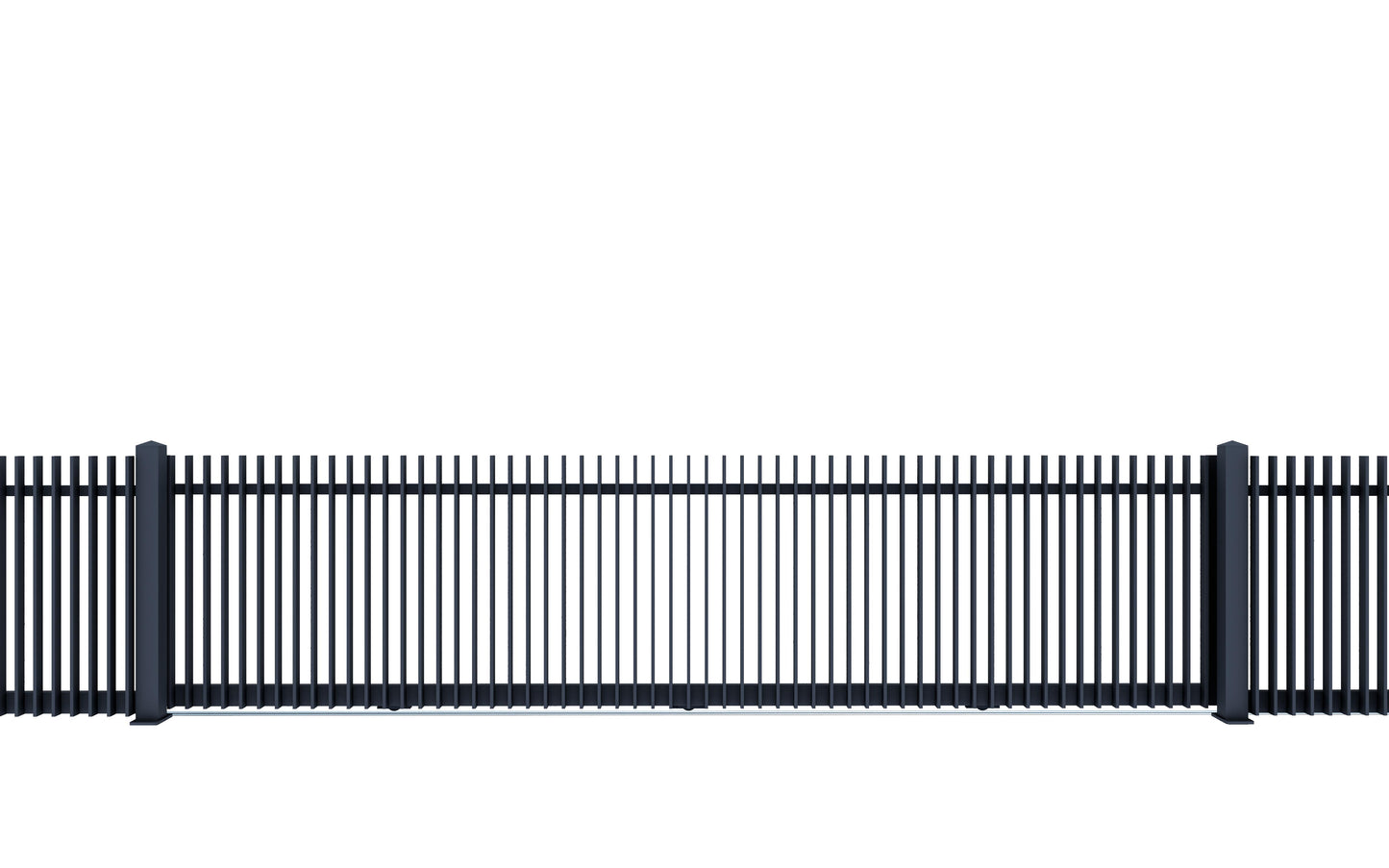 Aluminium Mini Blade Sliding Gate Package