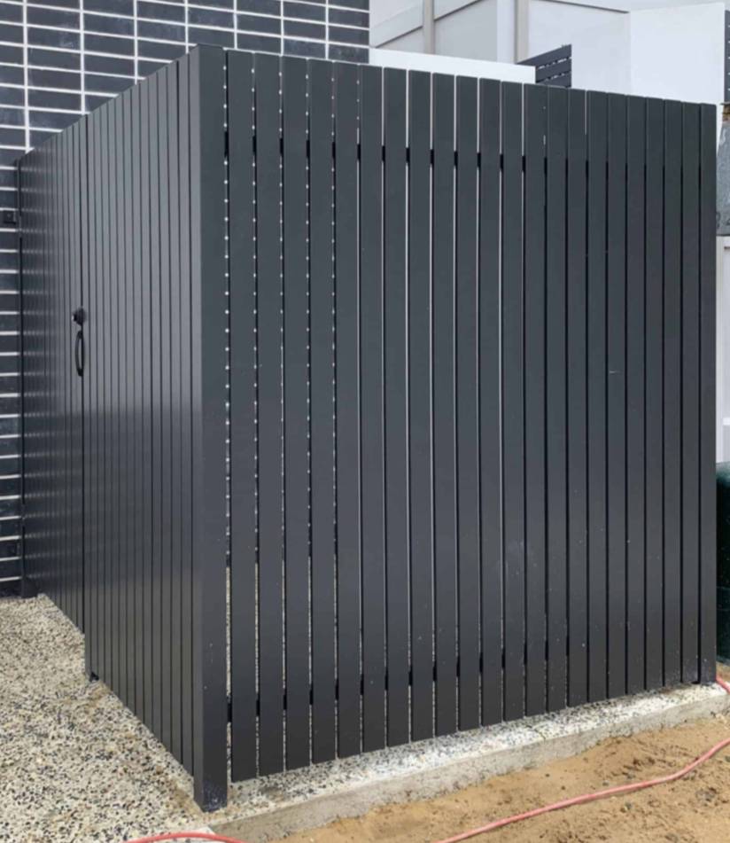 Aluminium Mini Picket Gate-Left Side Handle