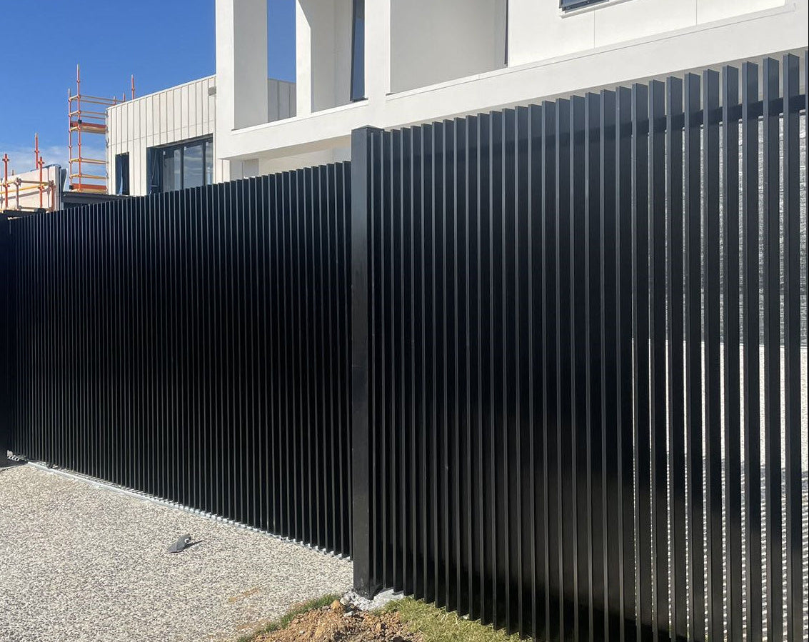 Aluminium Mini Blade Sliding Gate Package