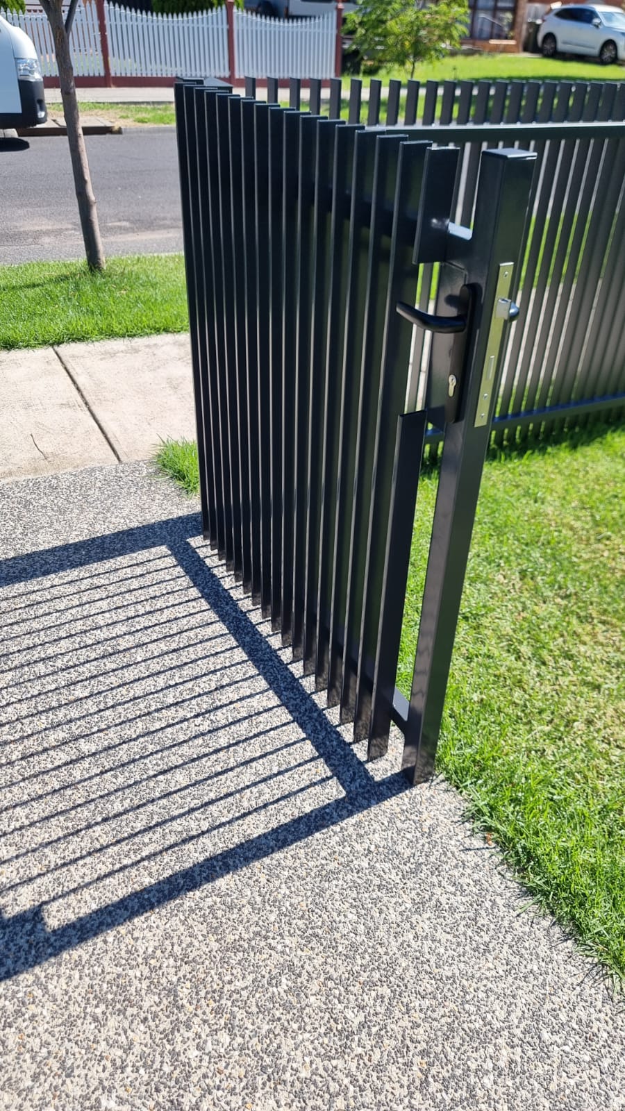 Aluminium Mini Blade Gate-Left Side Handle