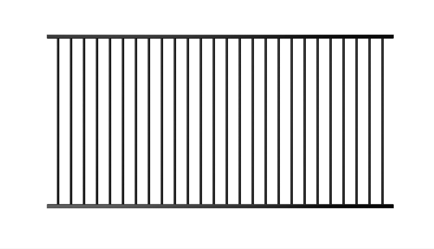 Flat Top Aluminium Fence Panel