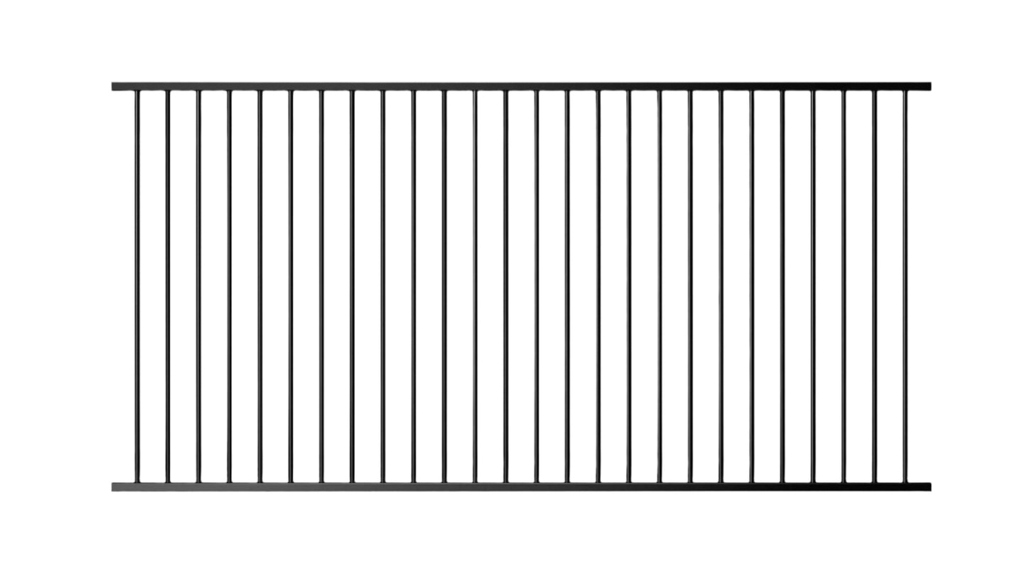 1200mm High Flat Top Aluminium Fence Panel