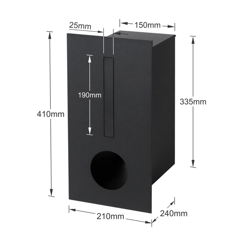 Slimline Vertical Slot Letterbox
