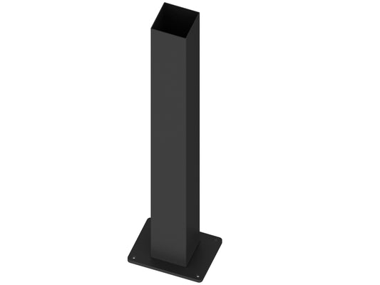 Aluminium Post Flanged 100mm x 100mm