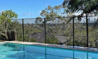 1800 High Flat Top Aluminium Fence Gate
