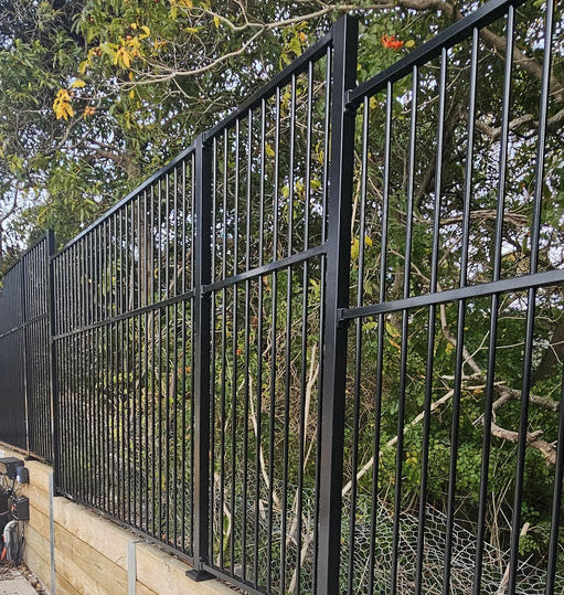 1800 High Flat Top Aluminium Gate Converter Stile