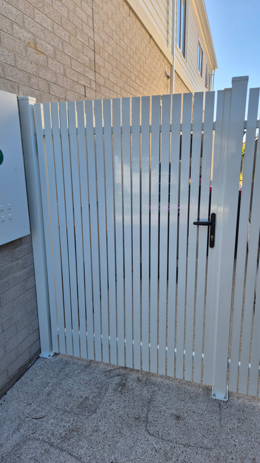 Aluminium Mini Picket Gate-Right Side Handle