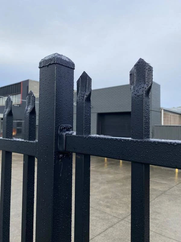 Steel Fence Panel Bracket Double lug with 4 screw holes 40x40 - pack of 4