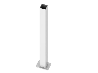Aluminium Post Flanged 65mm x 65mm