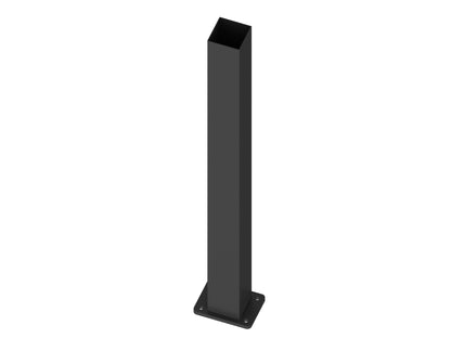 Aluminium Post Flanged 76mm x 76mm