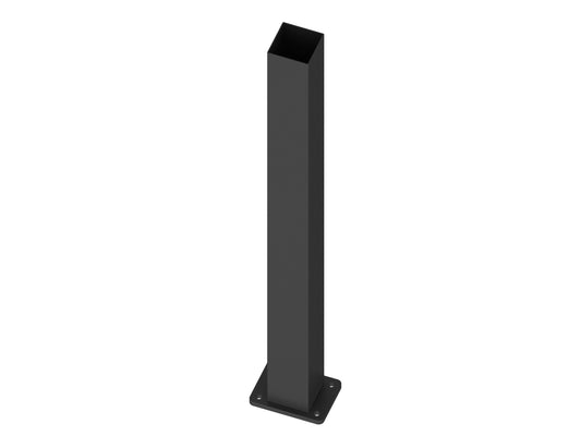 Aluminium Post Flanged 76mm x 76mm