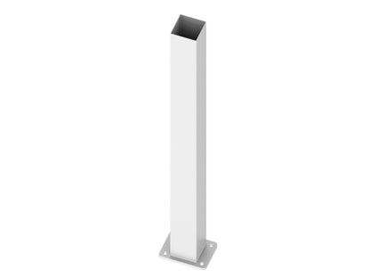 Aluminium Post Flanged 76mm x 76mm
