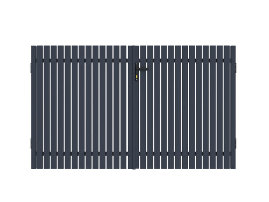 Aluminium Mini Picket Double Gate Package