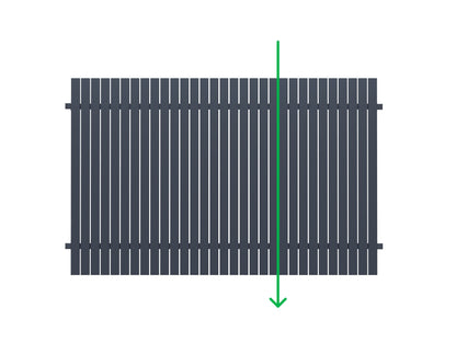 Aluminium Mini Picket Double Gate Package