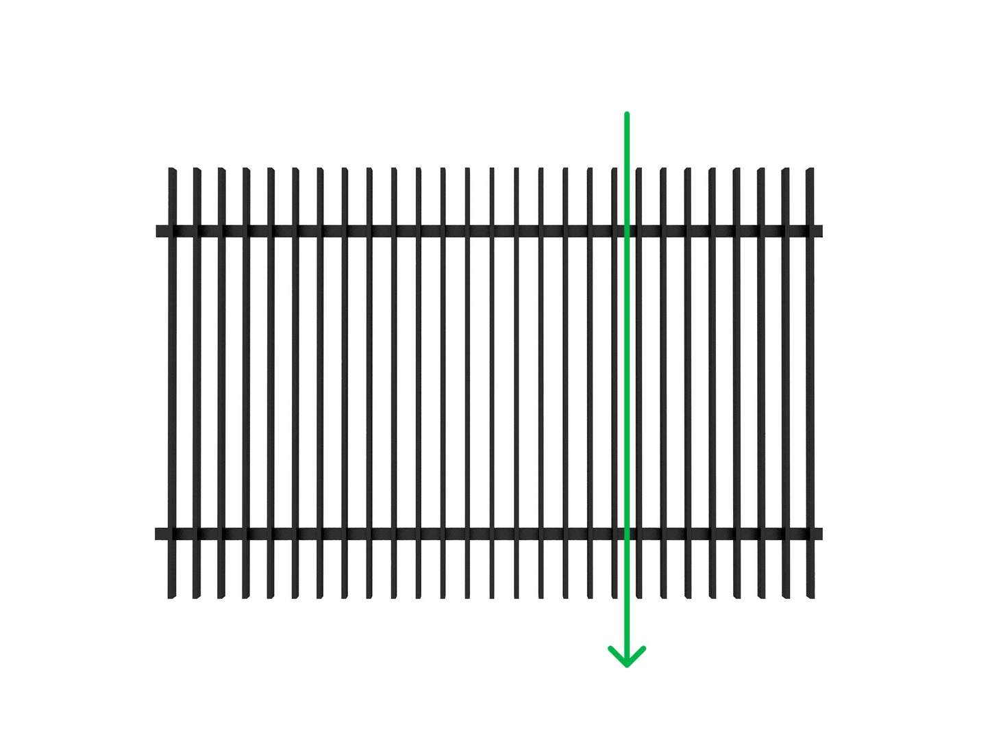 Aluminium Maxi Blade Double Gate Package