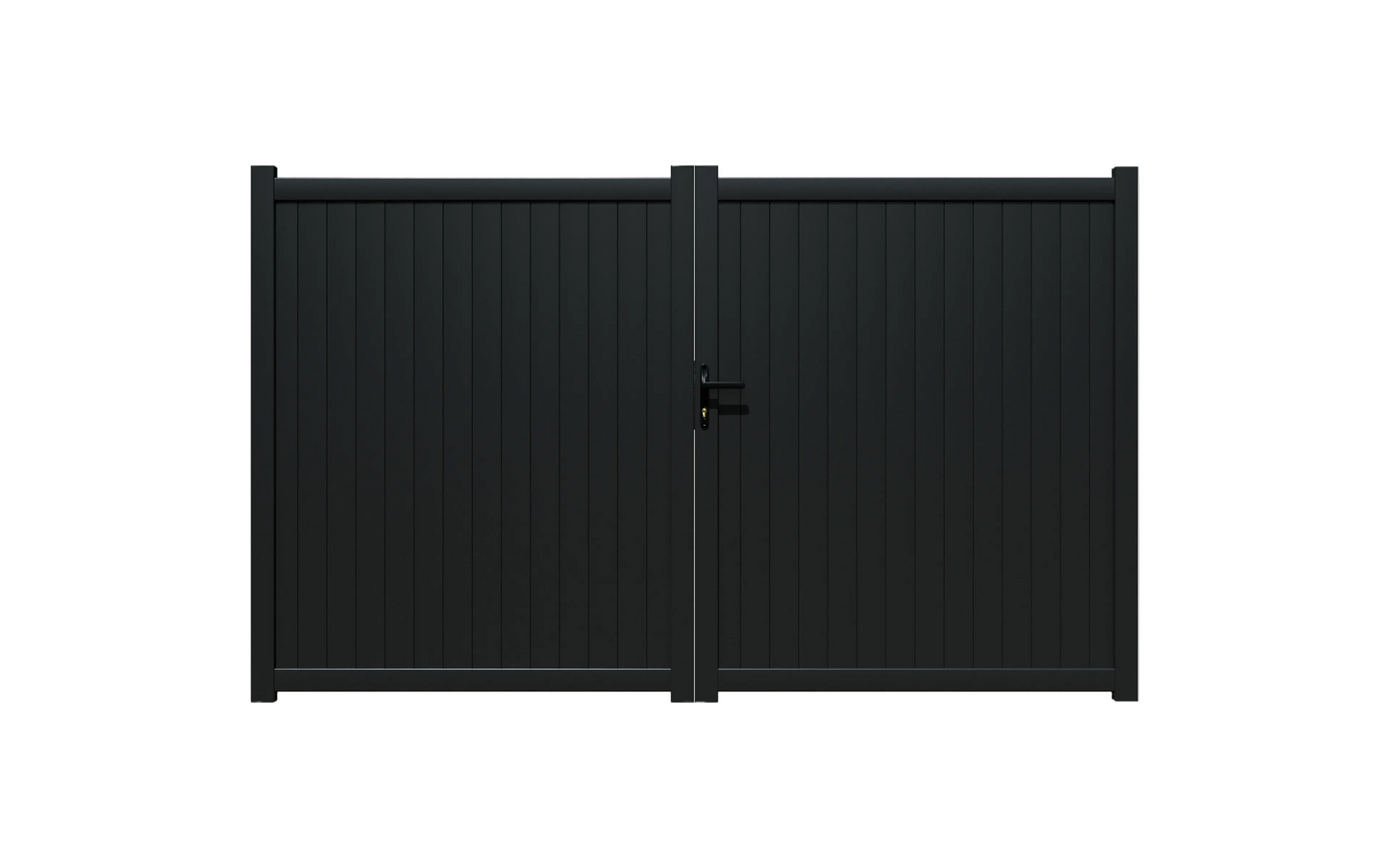 Double DIY Full Privacy Vertical Slat Gate (1800mm high x 3040mm wide)