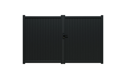 Double DIY Full Privacy Vertical Slat Gate (1800mm high x 3040mm wide)