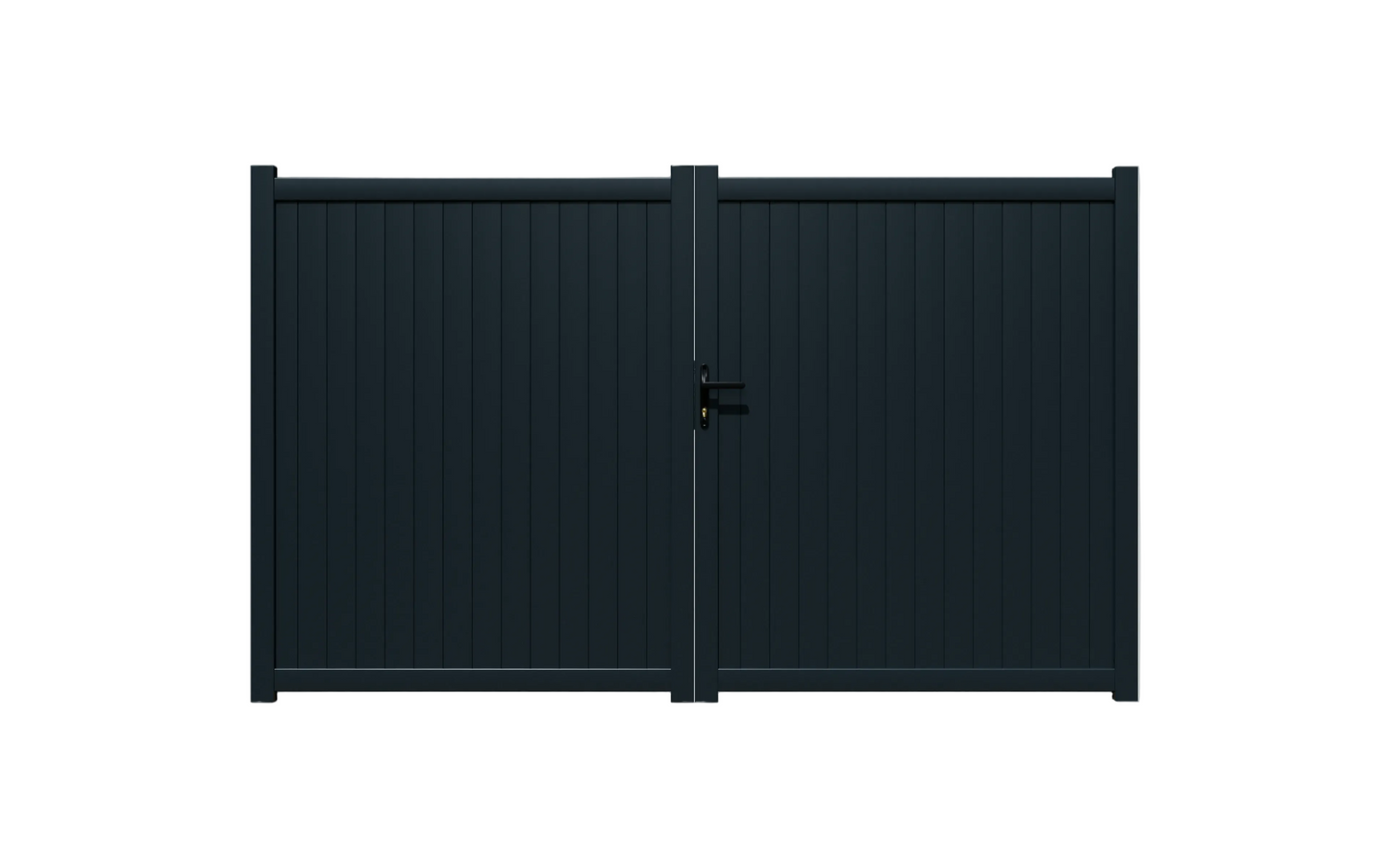 Double DIY Full Privacy Vertical Slat Gate (1800mm high x 3040mm wide)