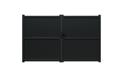 Double DIY Full Privacy Vertical Slat Gate (1800mm high x 3040mm wide)