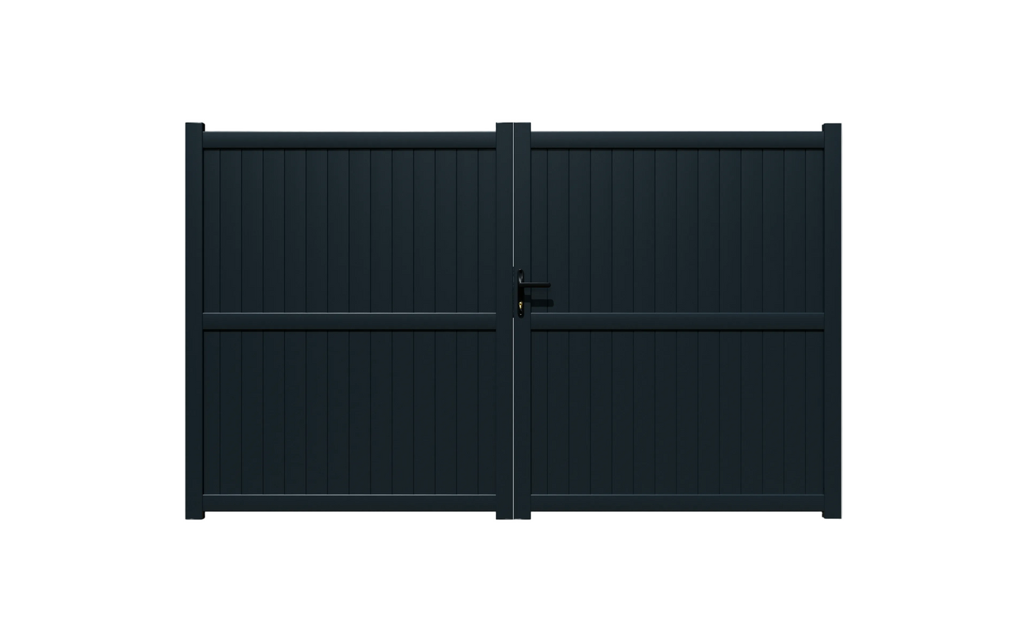 Double DIY Full Privacy Vertical Slat Gate (1800mm high x 3040mm wide)