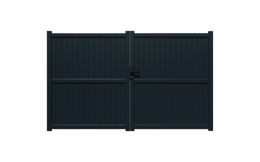 Double DIY Full Privacy Vertical Slat Gate (1800mm high x 3040mm wide)
