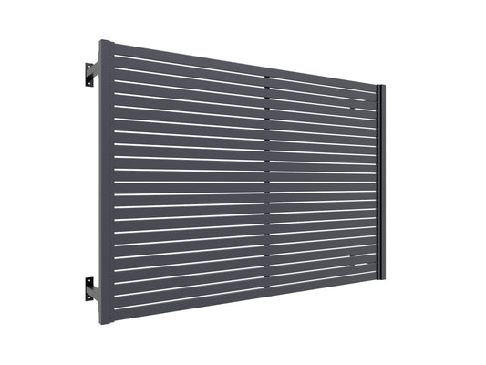 DIY Horizontal Slat Window Privacy Screen (1640mm high x 2400mm wide)