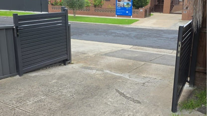 Double DIY Horizontal Slat Gate (1200mm high x 3000mm wide)