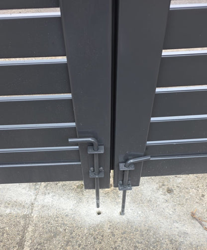 Double DIY Horizontal Slat Gate (1200mm high x 3000mm wide)