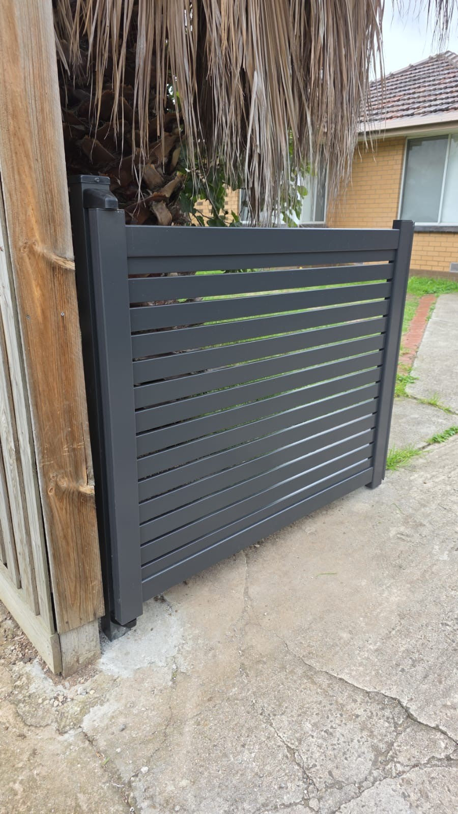 Double DIY Horizontal Slat Gate (1200mm high x 3000mm wide)