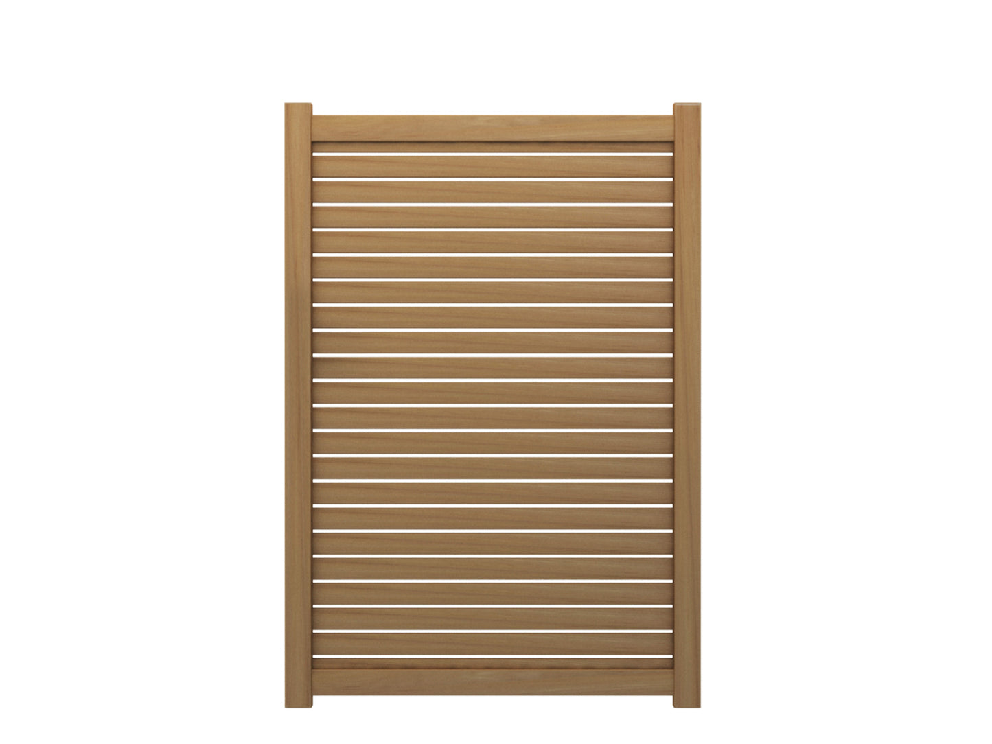 DIY Horizontal Maxi Slat Gate - No Lock (1800mm high x 1500mm wide)